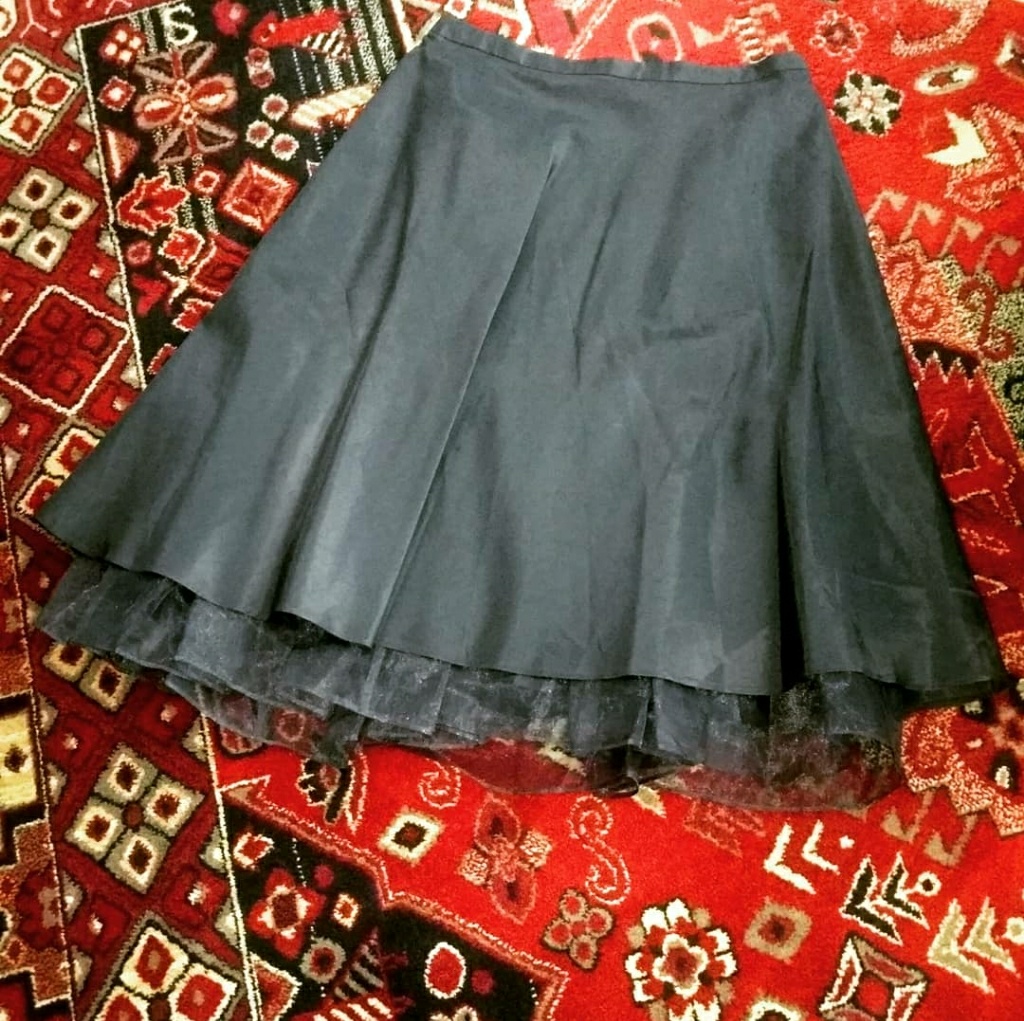 Nwt*Made In Usa*Laundry Shelli Segal Black Tul